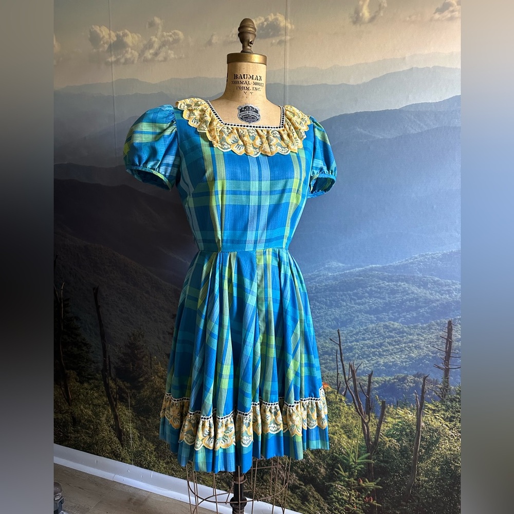 Vintage square dancing dress